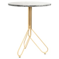 Cota Marble Contemporary Gold Table design Enrico Girotti by lapiegaWD