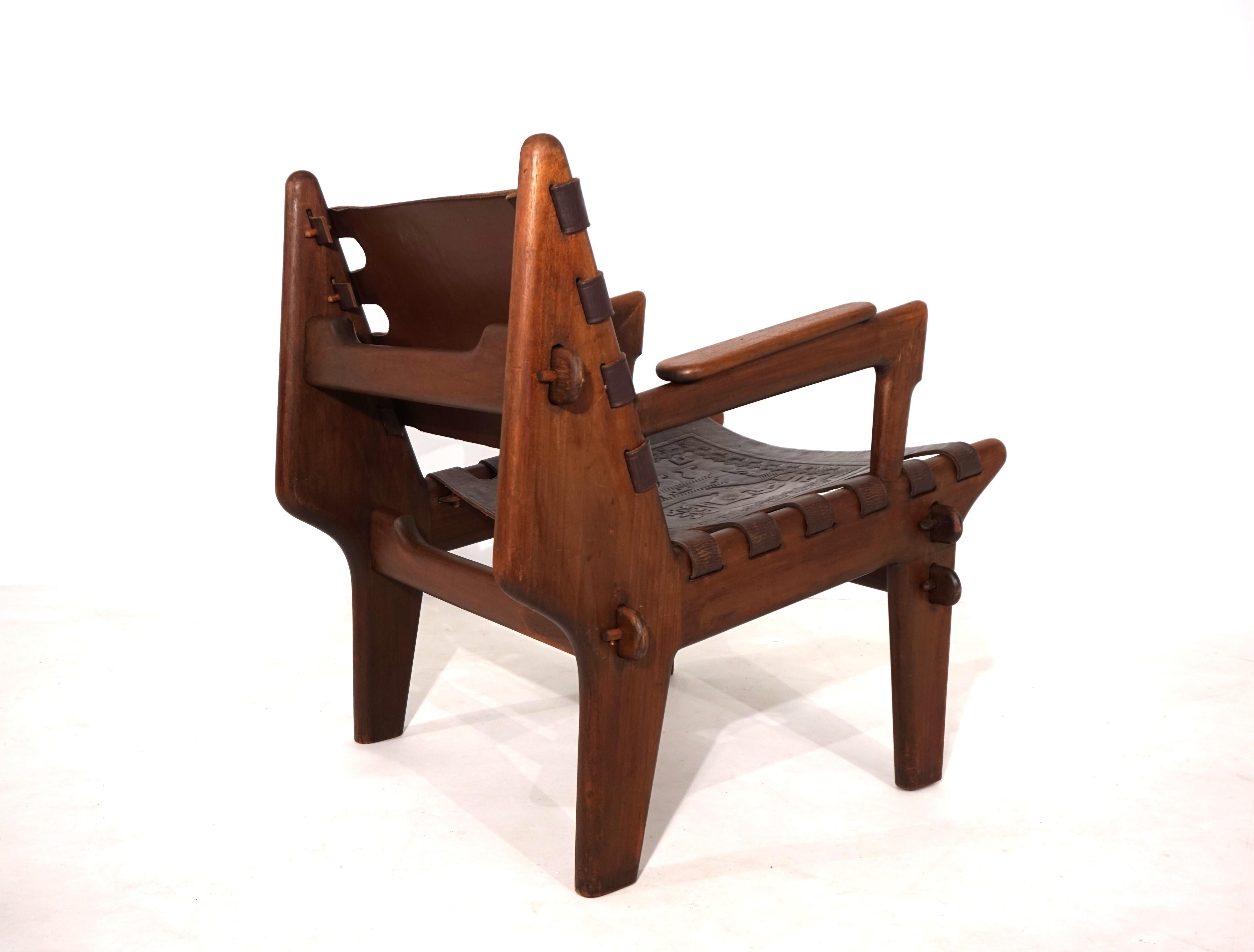 Mid-Century Modern Fauteuil Cotacachi par Angel Pazmino pour Muebles De Estilo, 1960s en vente
