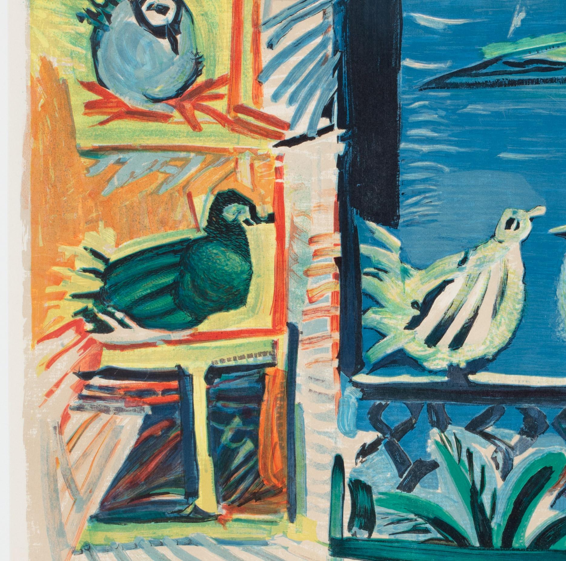 20th Century Cote D'Azur 1962 French Travel Advertising Poster, Pablo Picasso