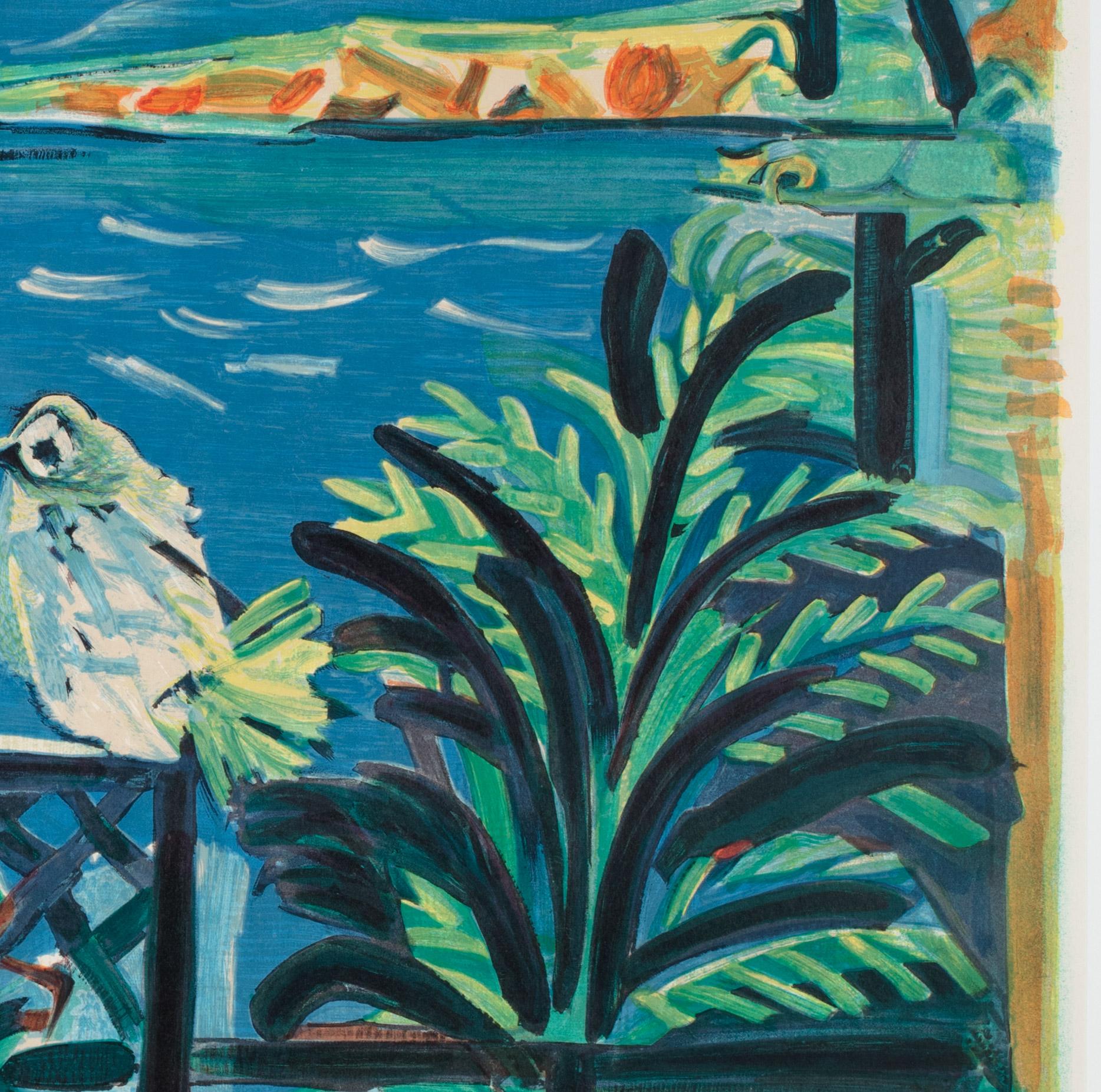 Linen Cote D'Azur 1962 French Travel Advertising Poster, Pablo Picasso