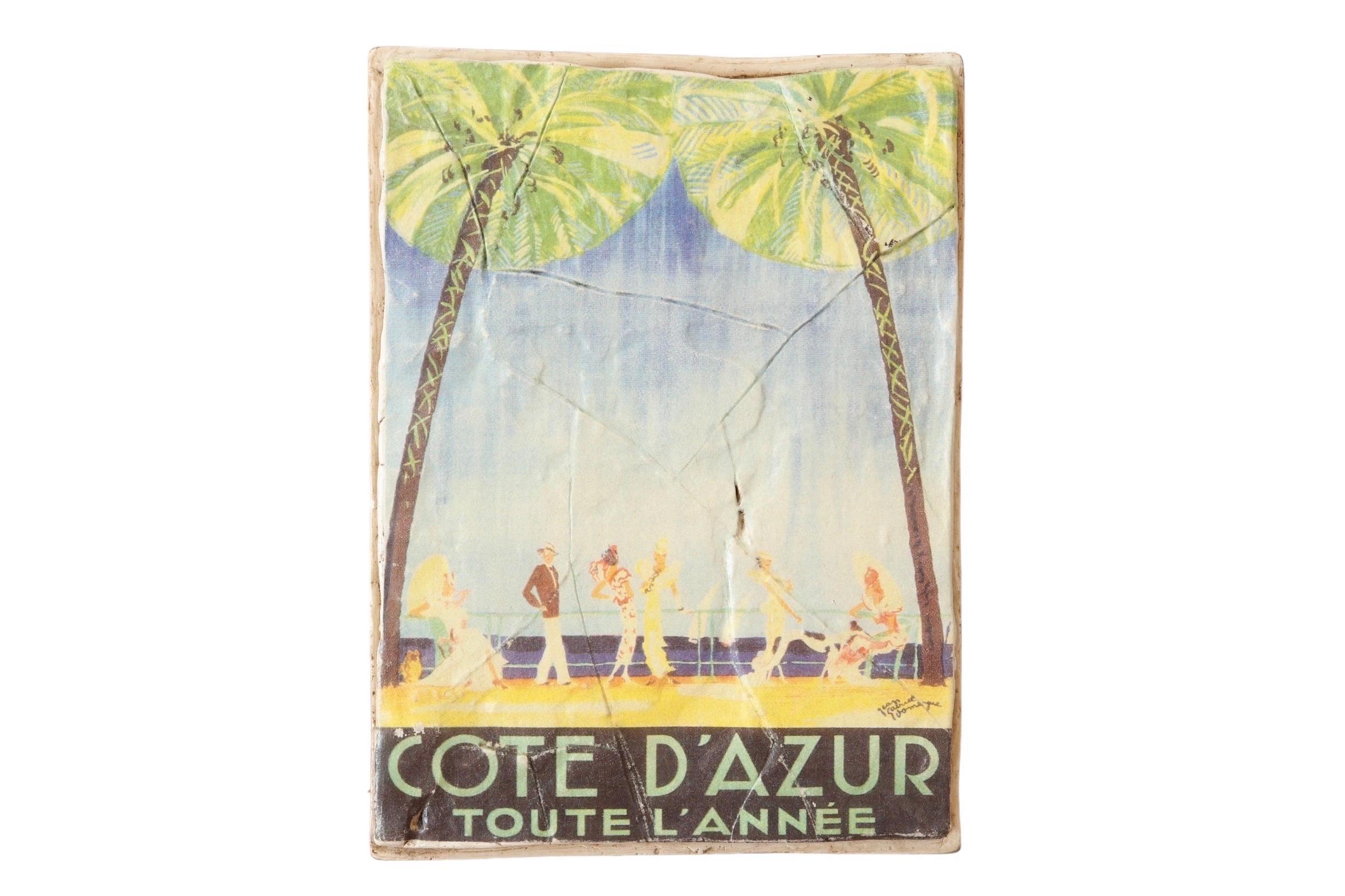 Art Deco Côte d'Azur Gypsum Art Blocks - Set of 3 For Sale
