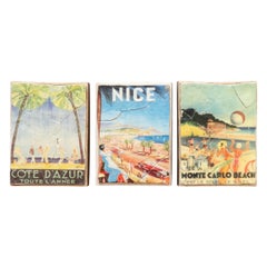 Côte d'Azur Gypsum Art Blocks - Set of 3