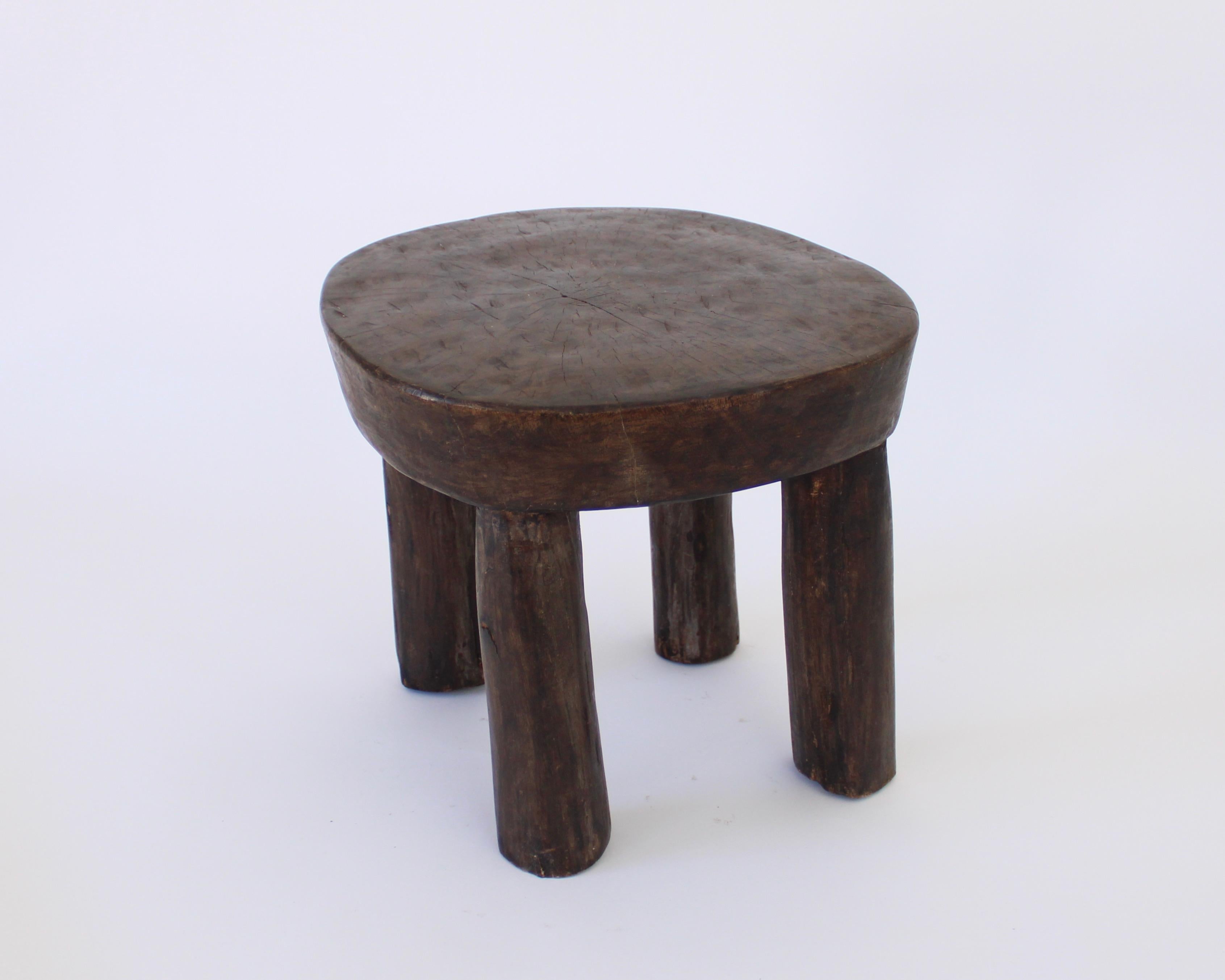 Ivorian Cote Ivoire Hand Carved Lobi African Stool