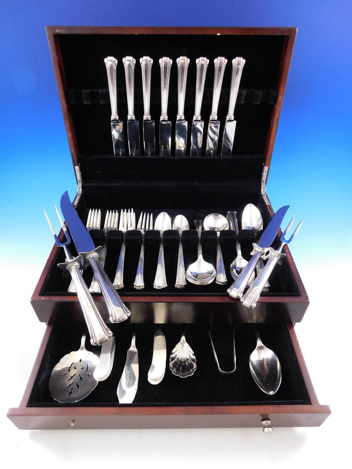 Cotillion by Reed & Barton sterling silver Flatware set - 65 pieces. This set includes:

8 Regular Knives, 9