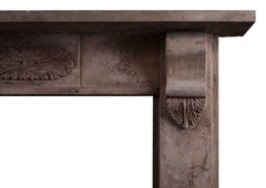 Cotswold Limestone Mid-19th Century Fireplace