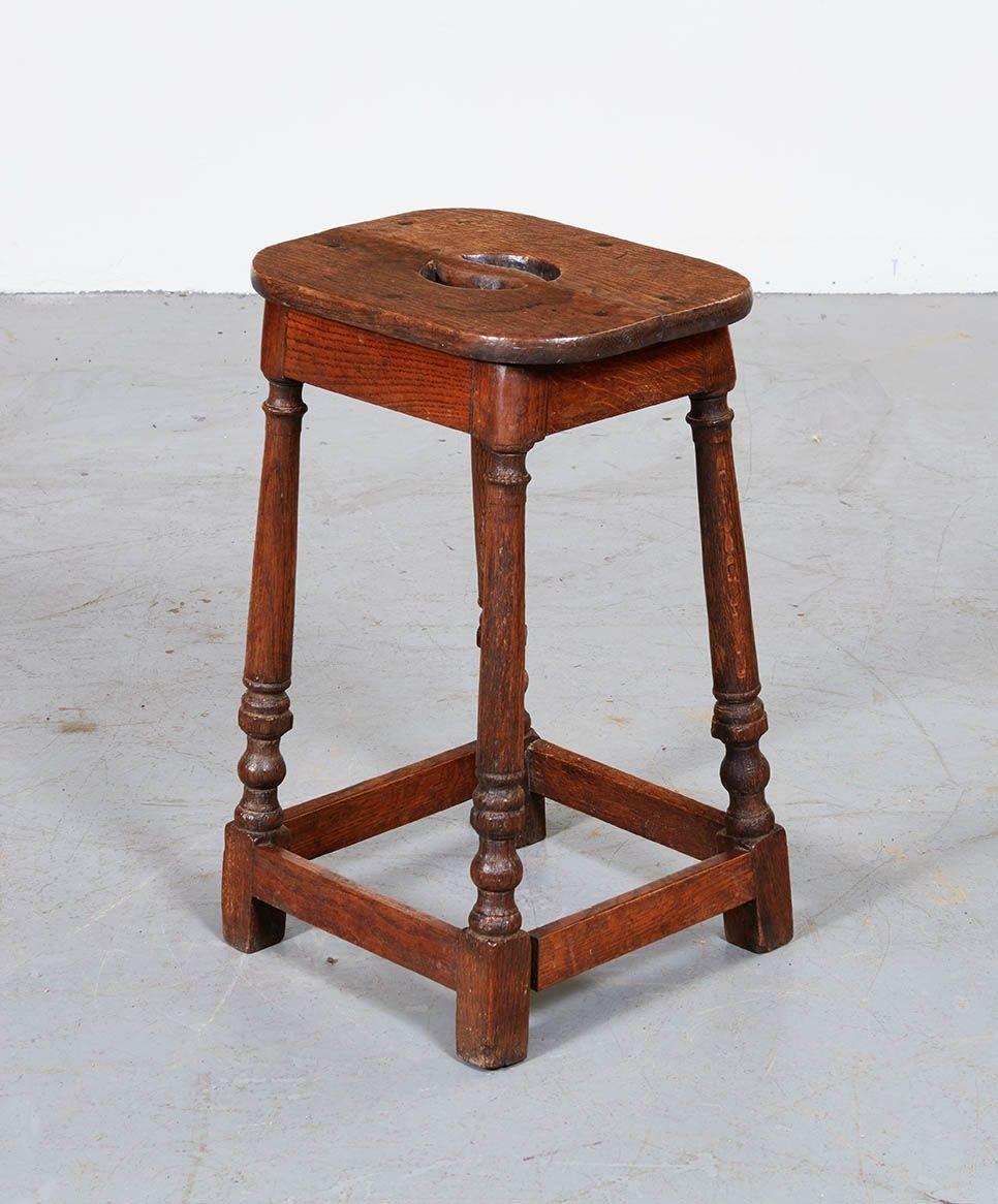 Cotswold Oak Tall Stool For Sale 2