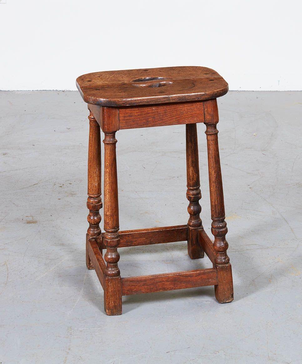 Cotswold Oak Tall Stool For Sale 3