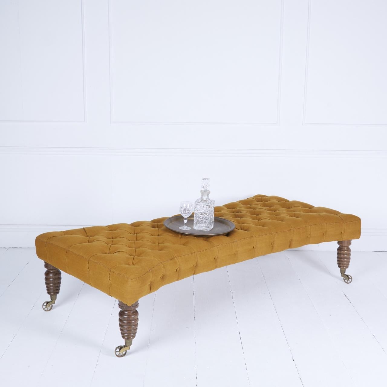 Cotswold ottoman large stool For Sale 1