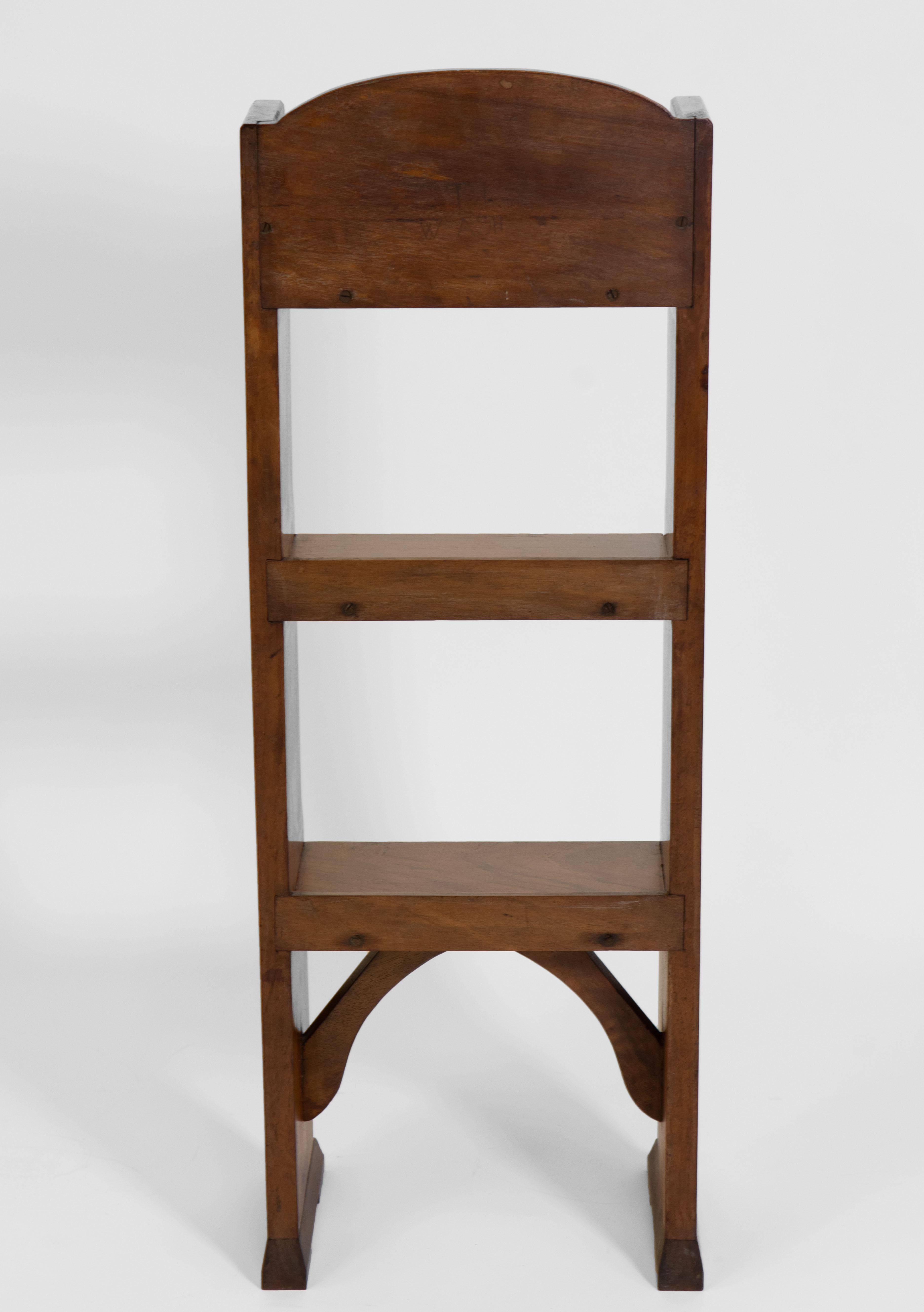 Cotswold School College Small Walnut Open Bookshelves 7