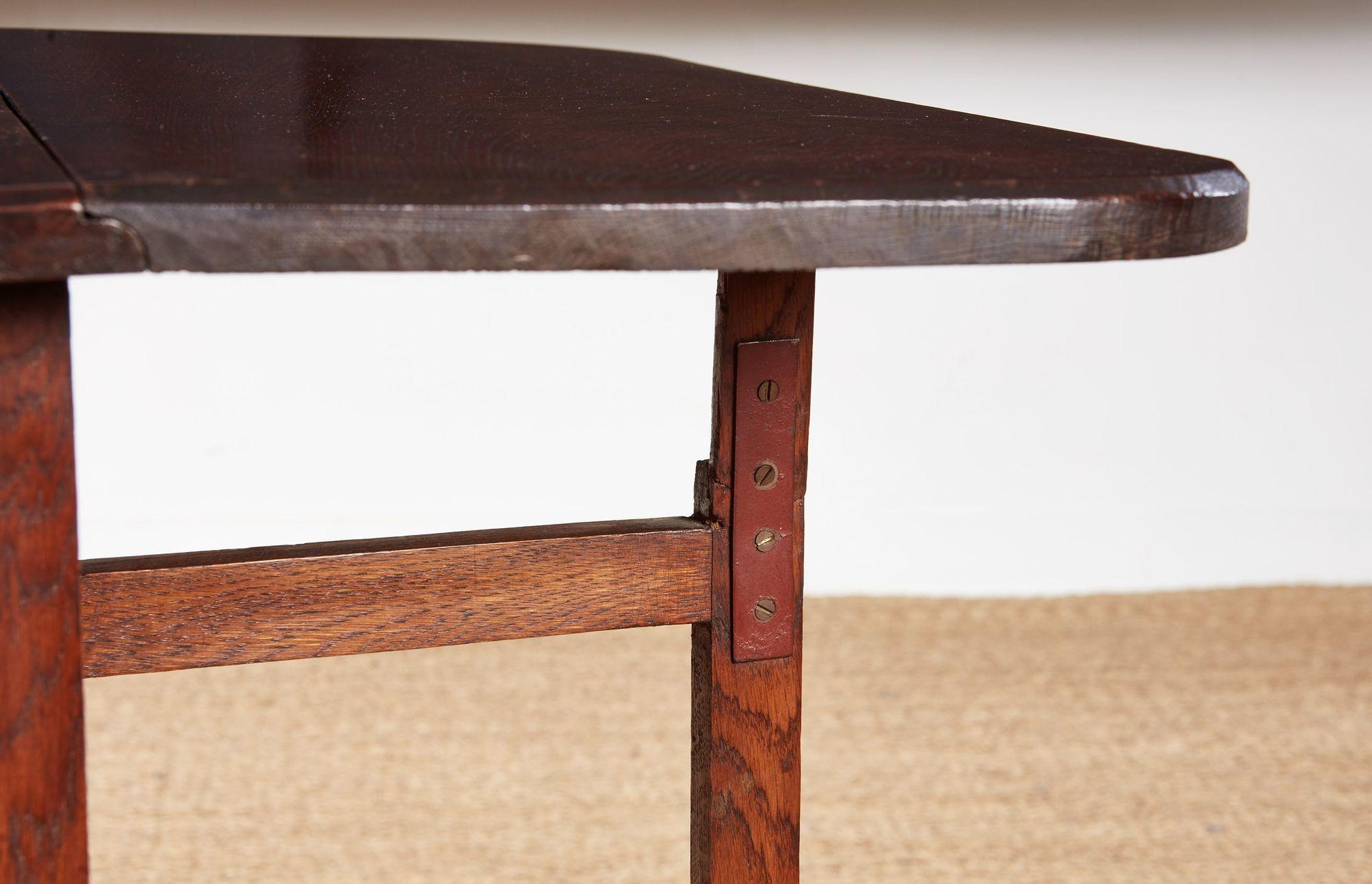 Cotswold School Drop Leaf Table For Sale 3