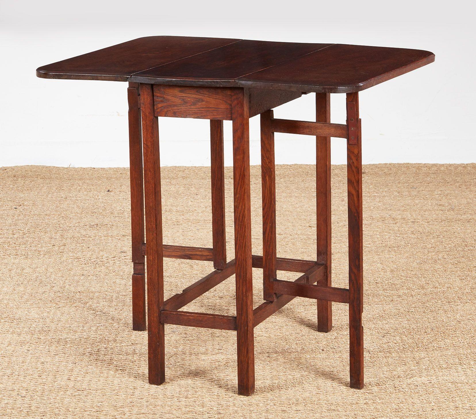 Cotswold School Drop Leaf Table For Sale 1