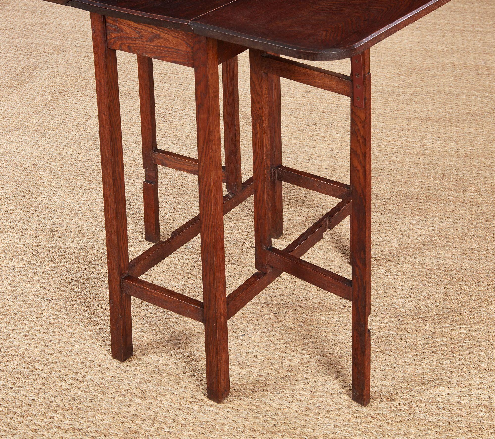 Cotswold School Drop Leaf Table For Sale 2