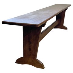 Cotswold School Oak Bench By Peter Evans