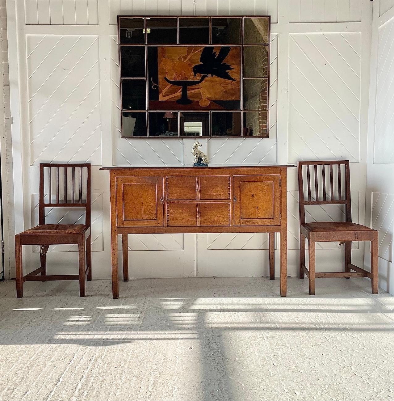Chamfered Cotswold School Oak Dining Room Suite By Gordon Russell For Sale