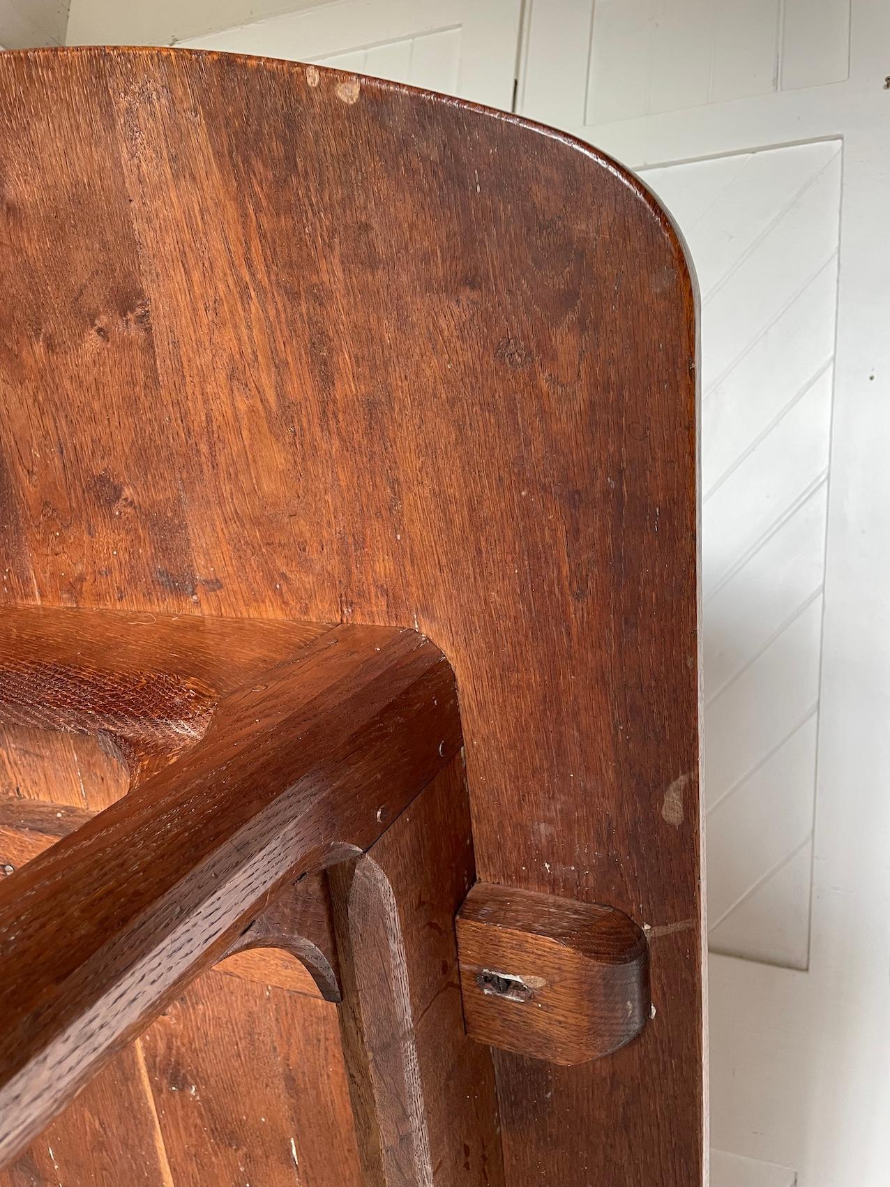 Brass Cotswold School Oak Dining Room Suite By Gordon Russell For Sale