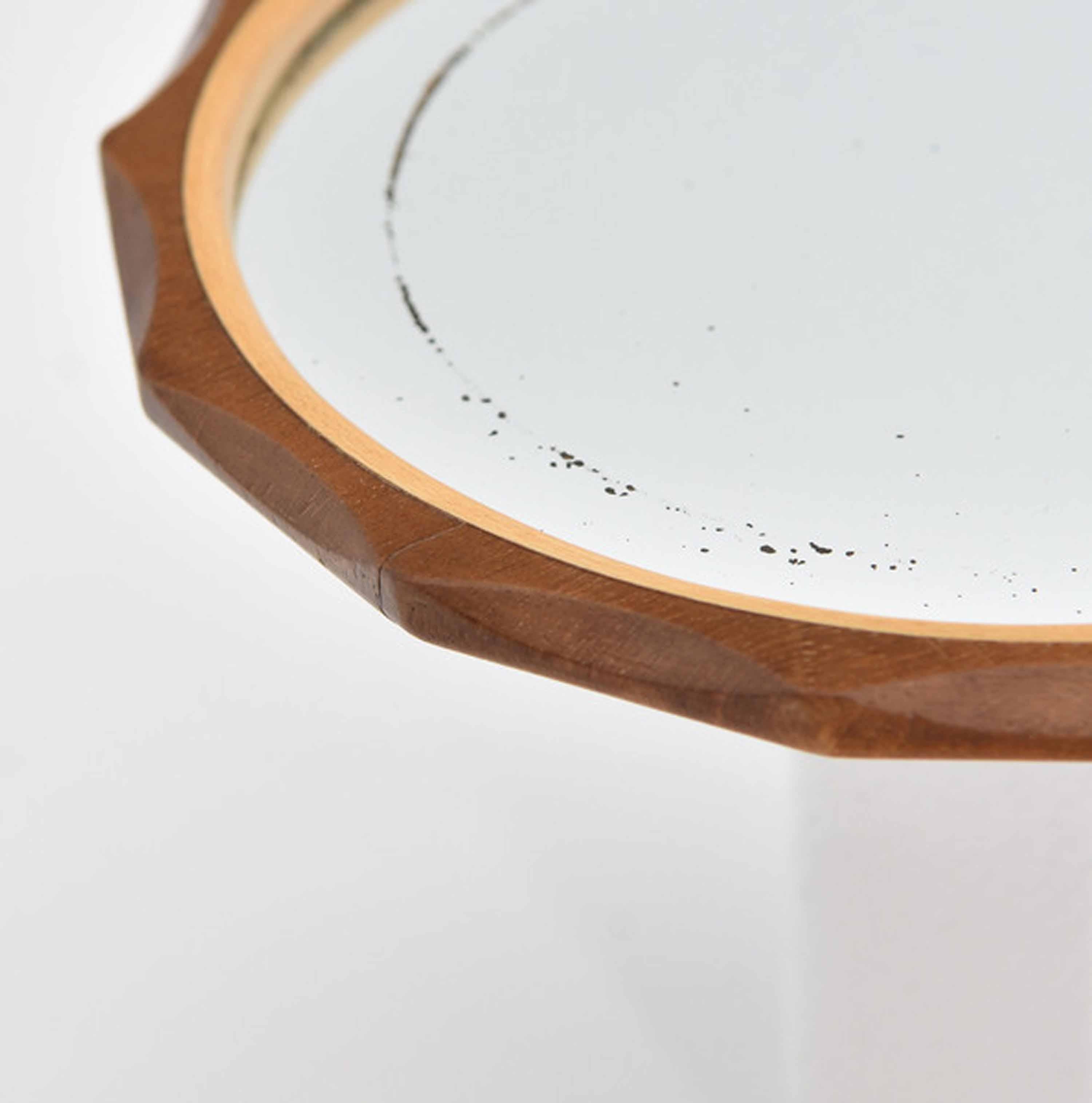 Buis Miroir à la main Arts & Crafts en noyer de l'école Cotswold en vente