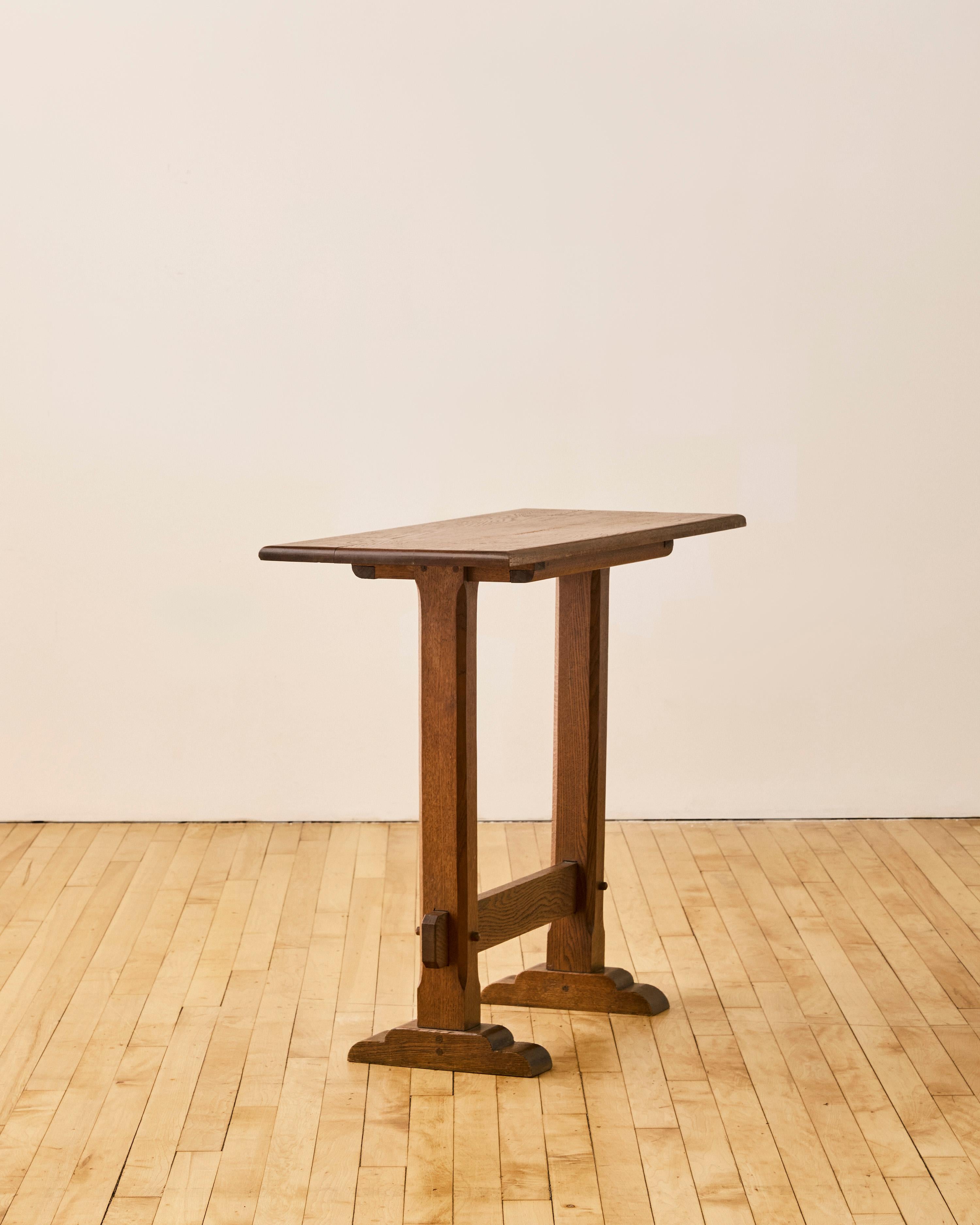 Cotswold School Writing Table c. 1930's In Good Condition For Sale In Long Island City, NY