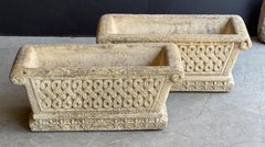 Cotswold Studio Celtic Knot Stone Planters or Troughs - Individually Priced