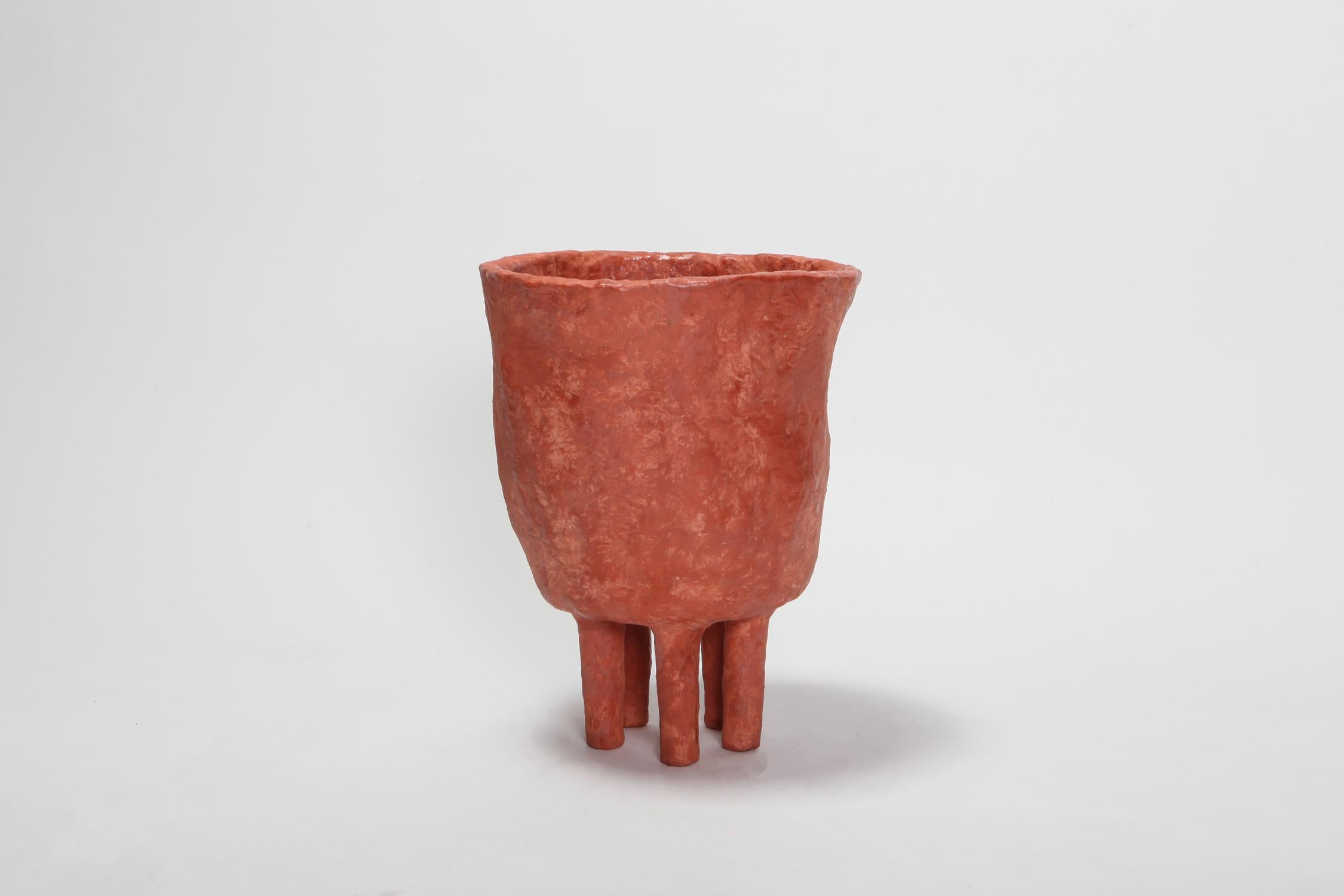Cotta vessel by Decio Studio made at alfa.brussels for Everyday Gallery, unique piece, 2019??. The piece belongs to categories: collectible design, functional art & art furniture.

Decio (IT) shows ‘Cotta’, his unseen and undiscovered body of