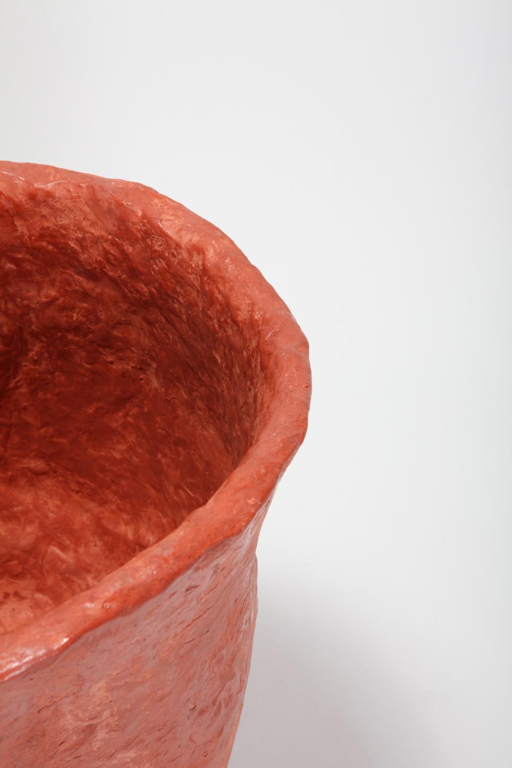 Organic Modern Cotta Vessel by Decio Studio Made at alfa.brussels for Everyday Gallery