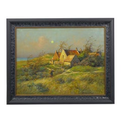 “Cottage by the Sea” Oil Painting by Georges Maroniez