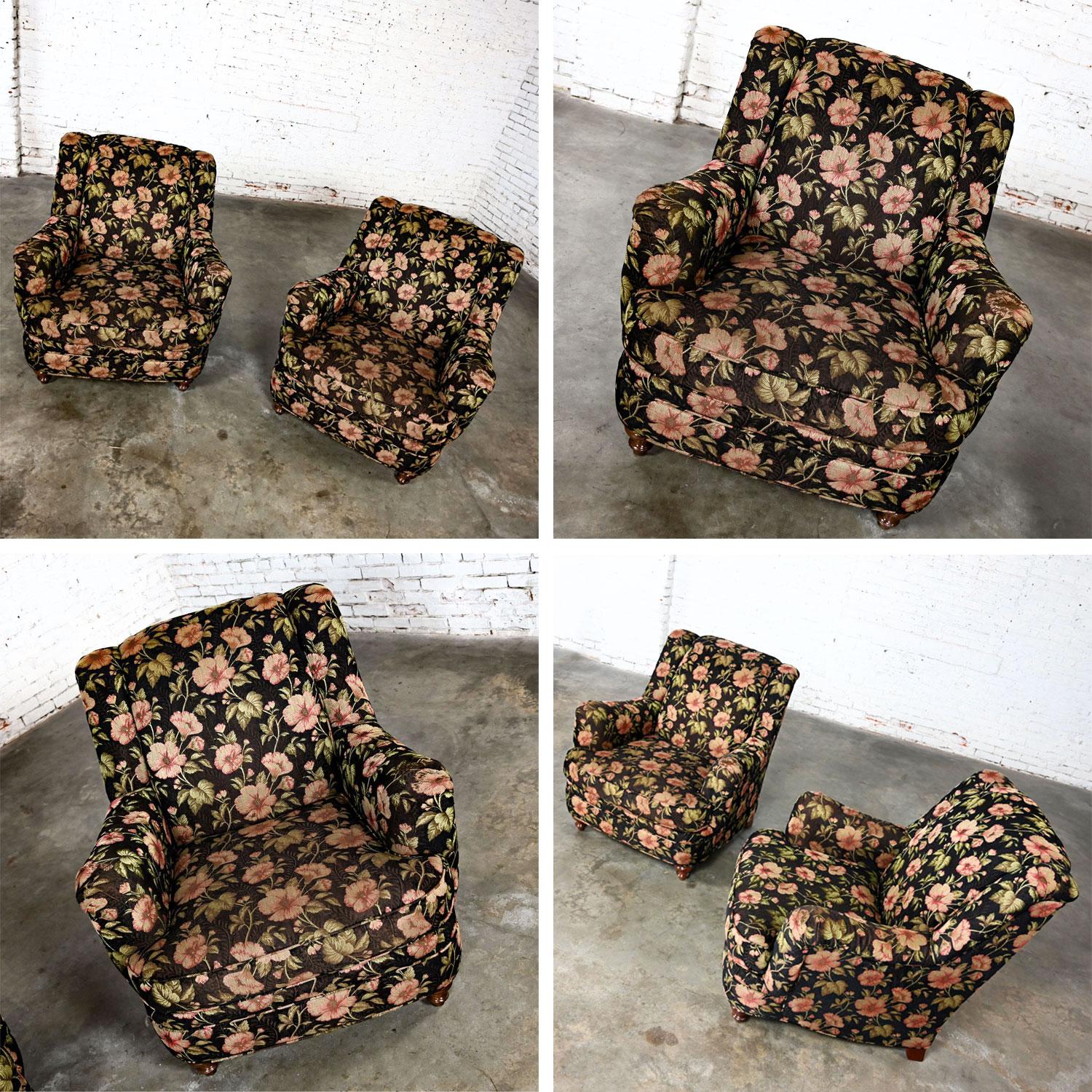 Paire de chaises longues à motifs floraux de style Cottagecore de Sam Moore Furniture Division Hooker en vente 10