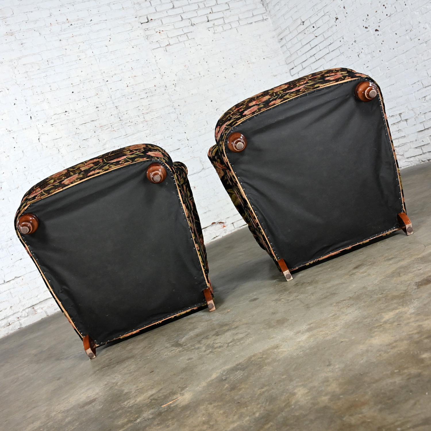 Paire de chaises longues à motifs floraux de style Cottagecore de Sam Moore Furniture Division Hooker en vente 11