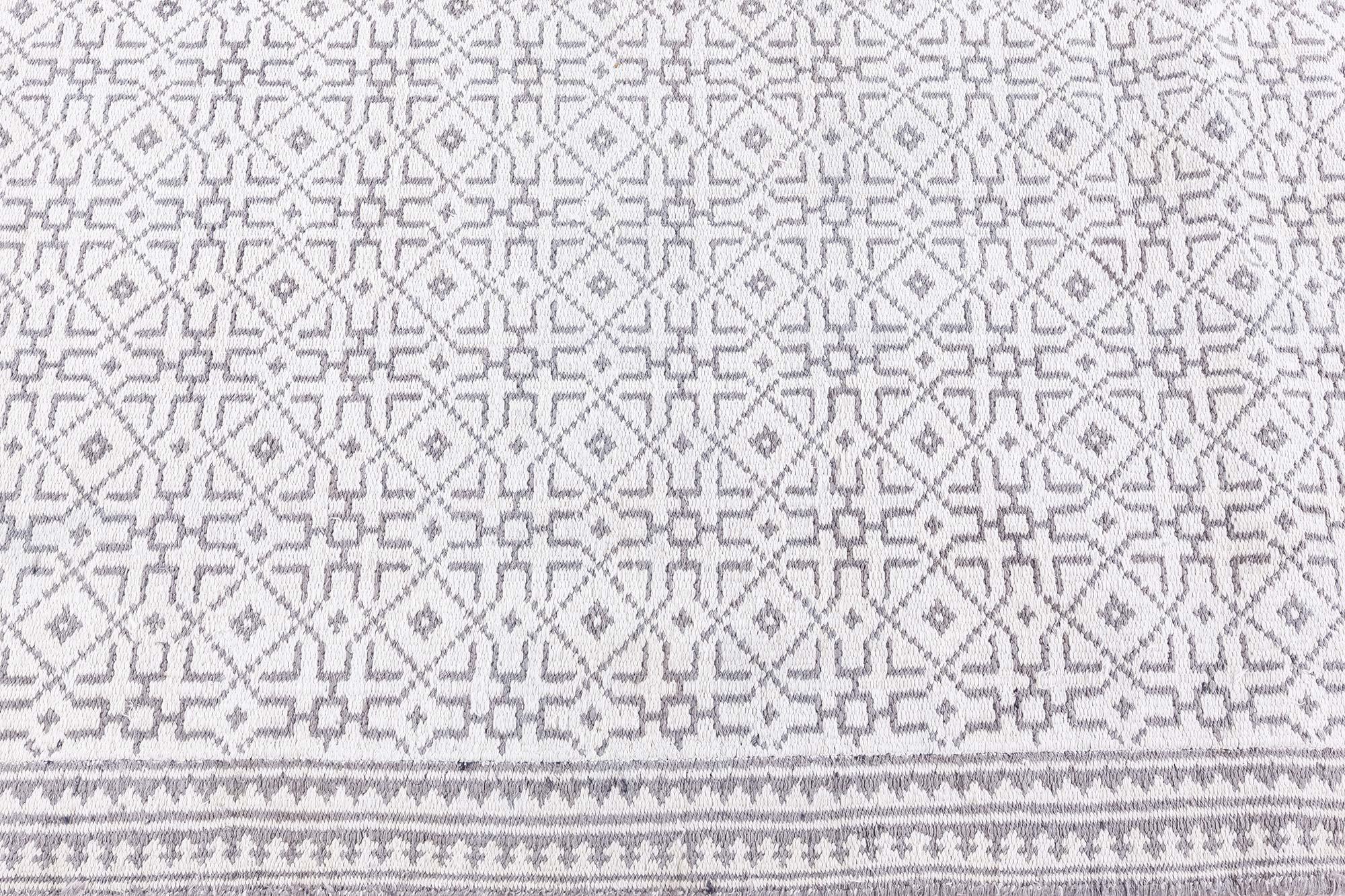 Indian Cotton Agra Runner (Size Adjusted) For Sale