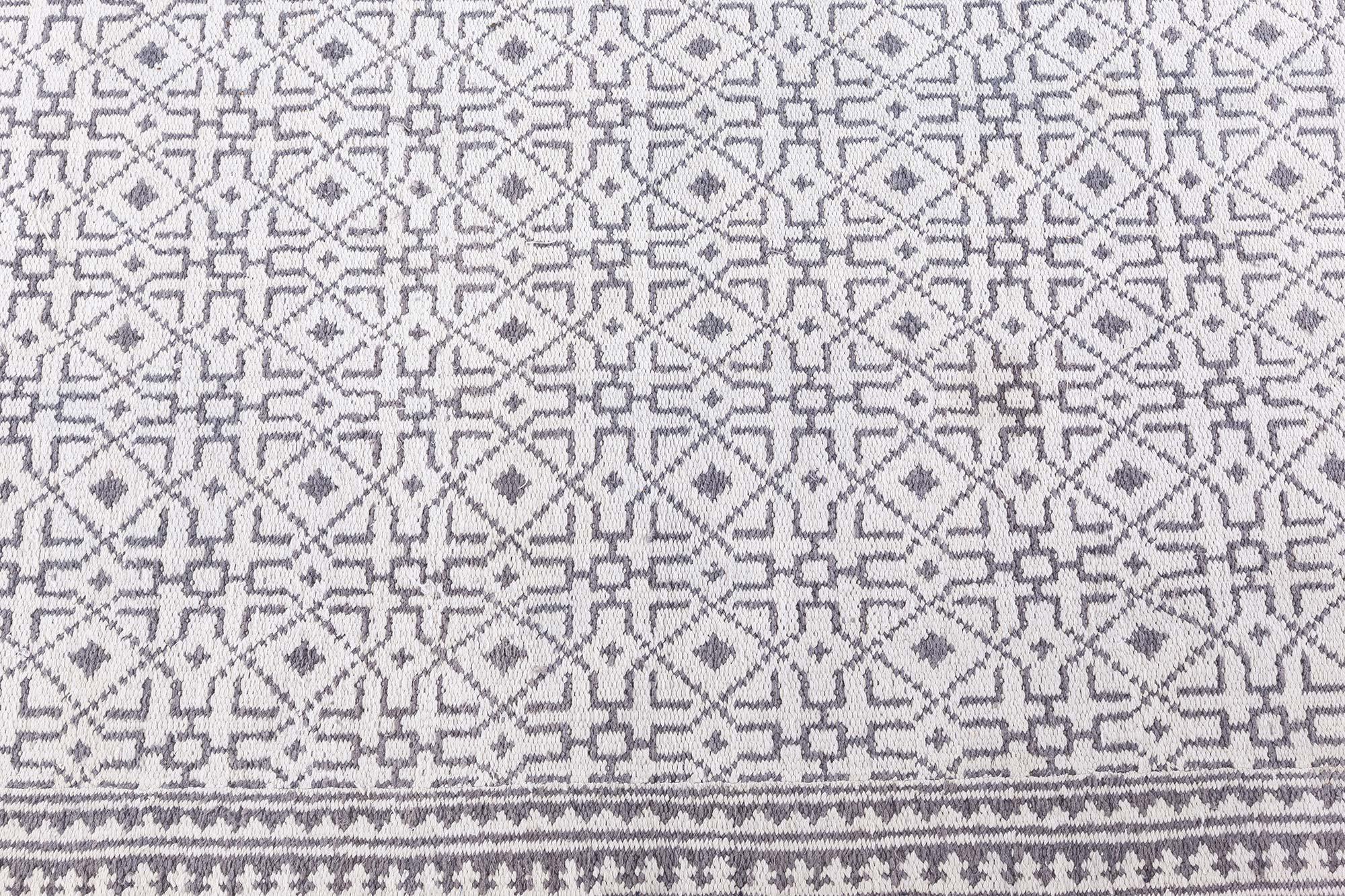 Indian Cotton Agra Runner (Size Adjusted) For Sale