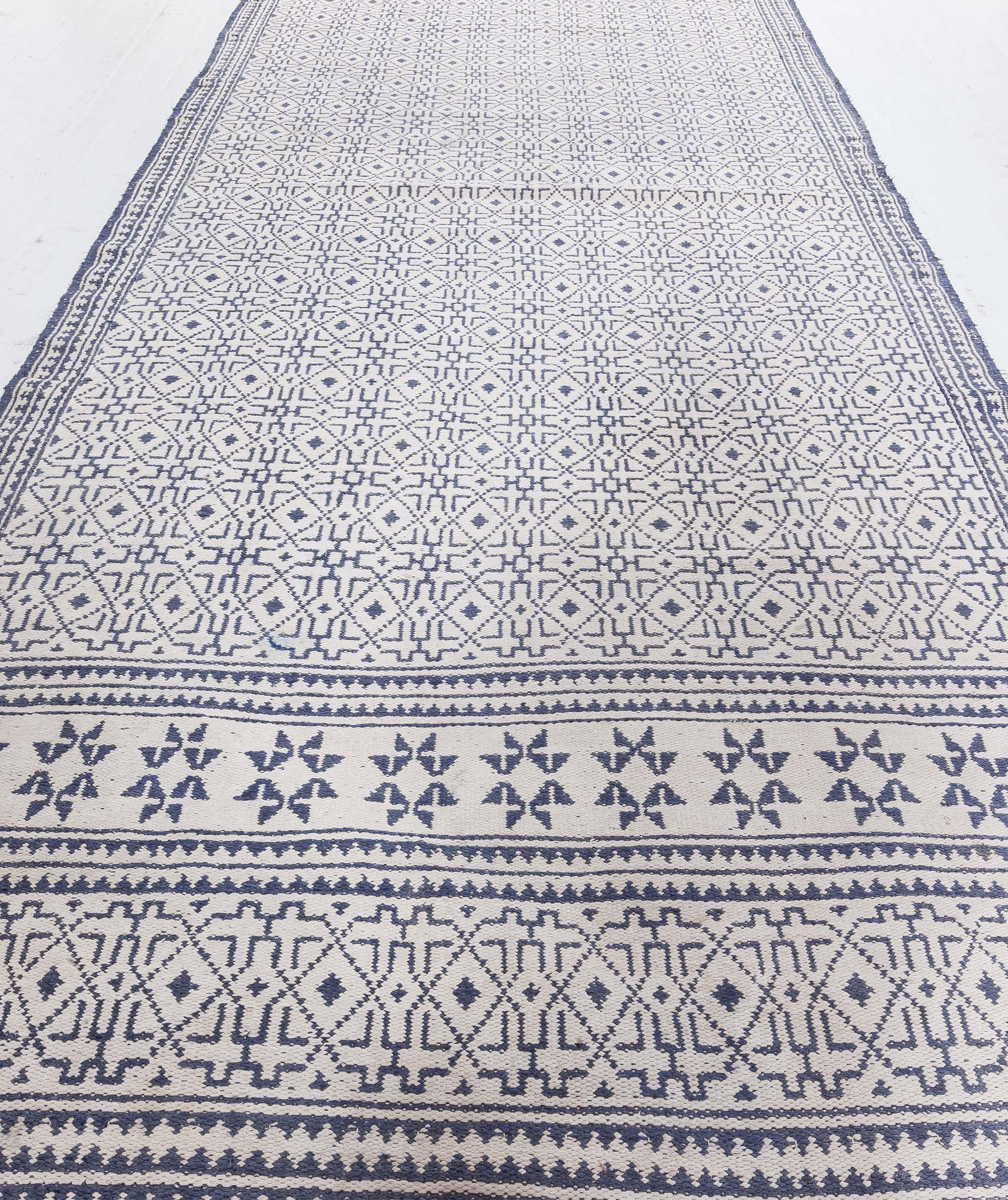 Doris Leslie Blau Runner in cotone Agra (taglia adeguata) In condizioni buone in vendita a New York, NY