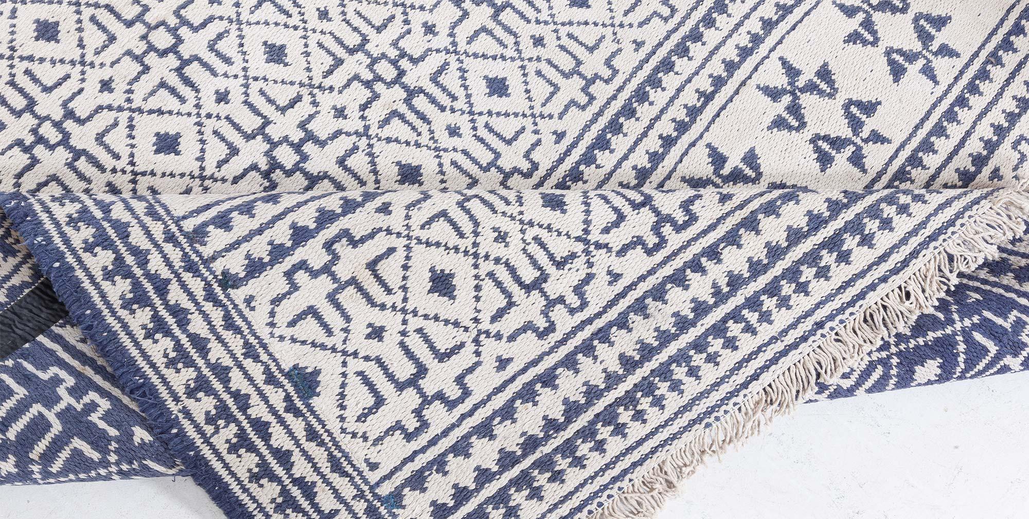 Cotone Doris Leslie Blau Runner in cotone Agra (taglia adeguata) in vendita