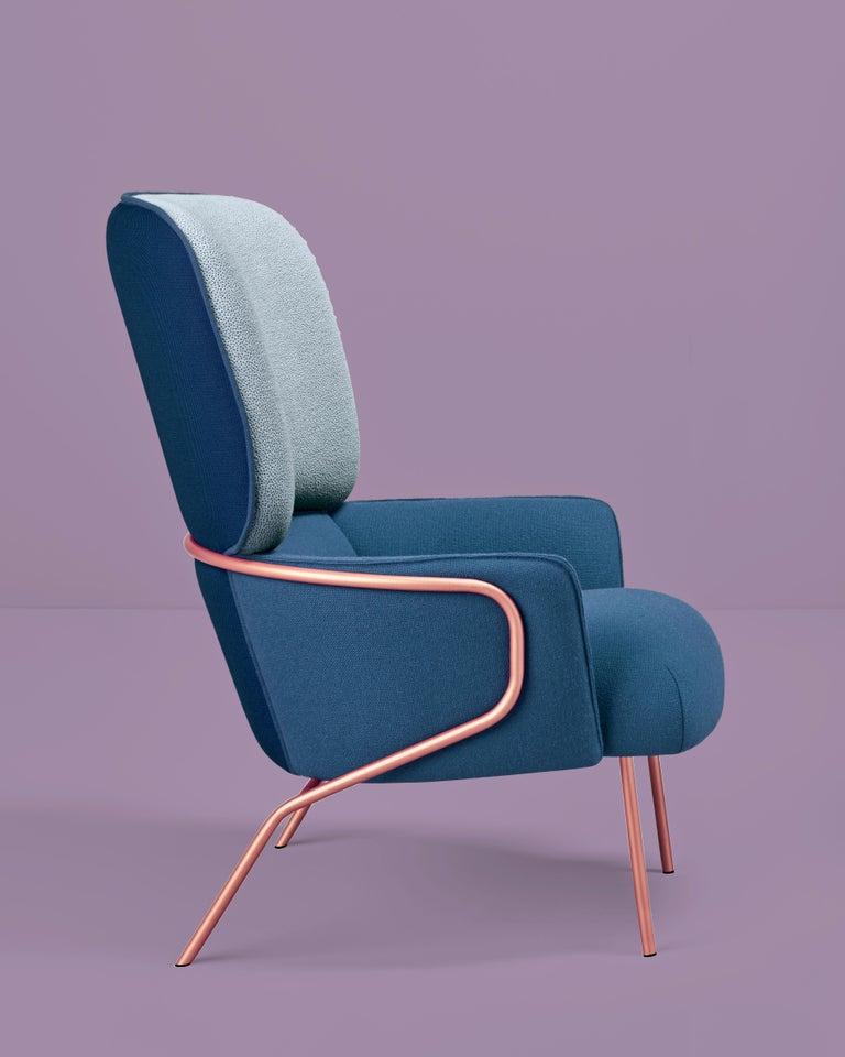 Postmoderne Fauteuil en coton de Pepe Albargues en vente