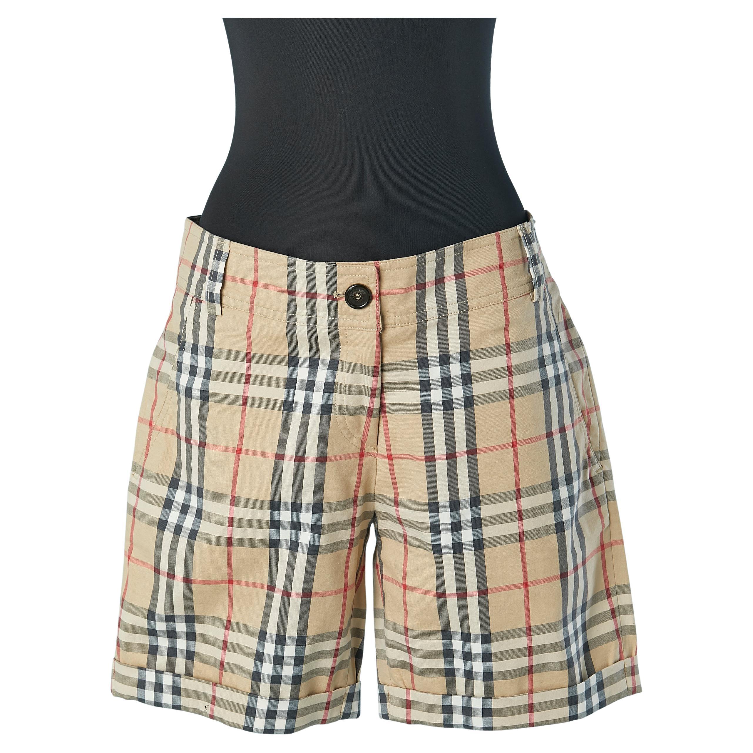 Bermudas aus Baumwolle mit Tartanmuster BURBERRY London