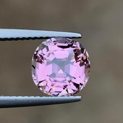Cotton Candy Pink Natural Tourmaline Ring Loose Gemstone 3 Ct Round Cushion Cut