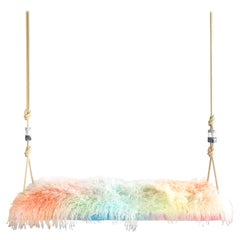 Swing en coton multicolore, fabriqué sur commande