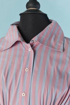Cotton chemise dress with stripes pattern ANGLOMANIA by VIVIENNE WESTWOOD