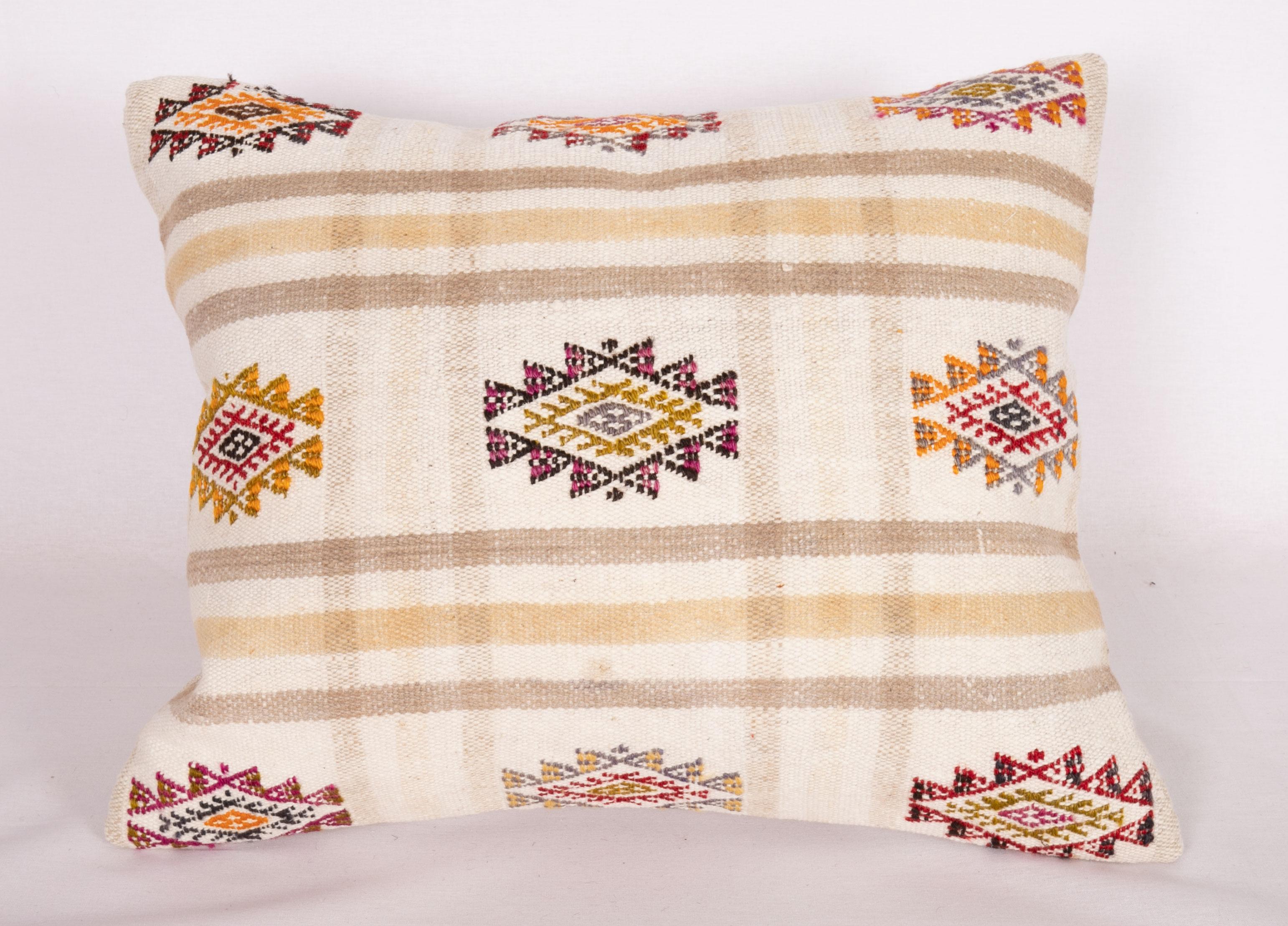 Kilim Federe in cotone Cicim realizzate con un kilim anatolico Cicim, metà del XX secolo in vendita