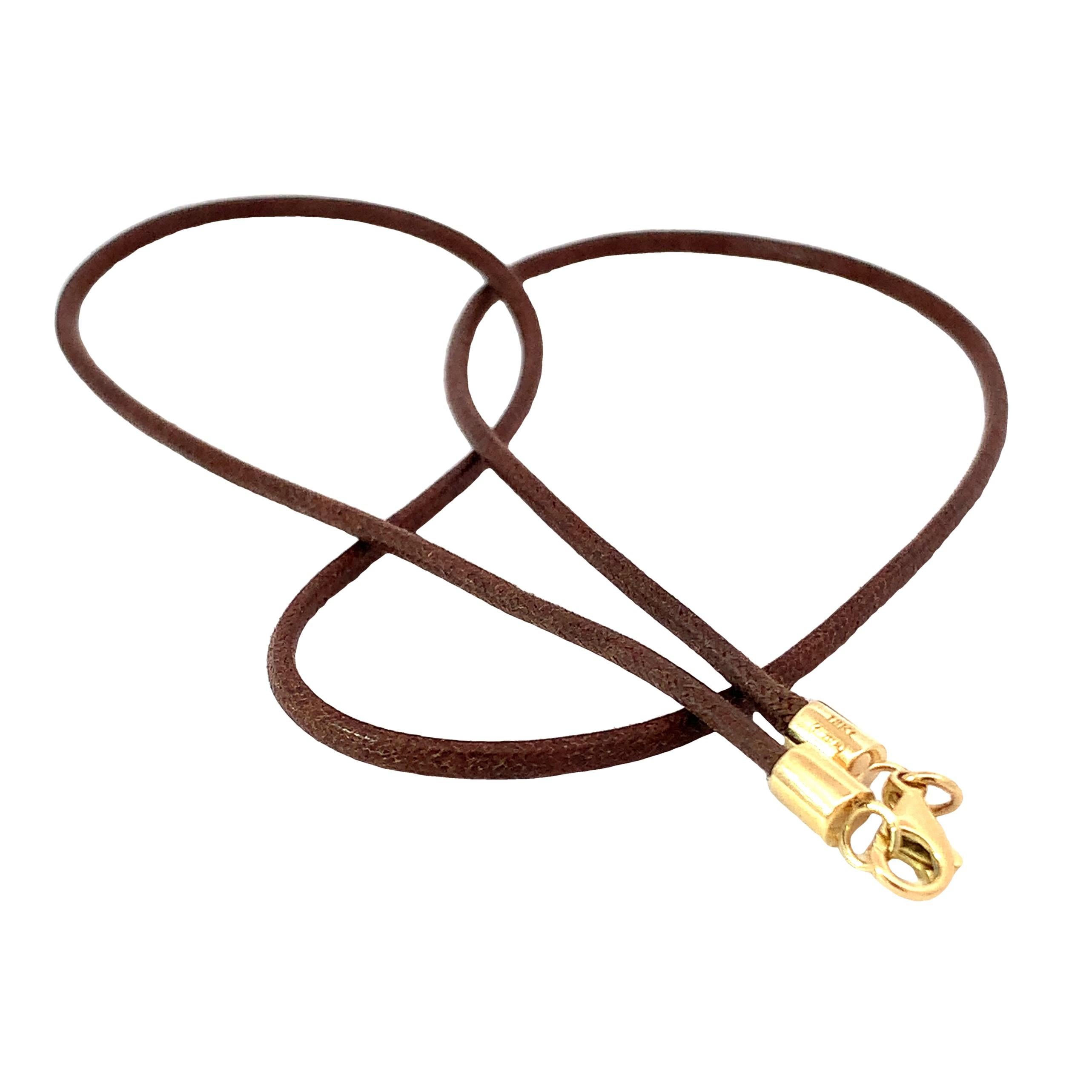 Contemporaneo Collana in cotone Corde  con chiusura a 18 carati, di  Garavelli in vendita