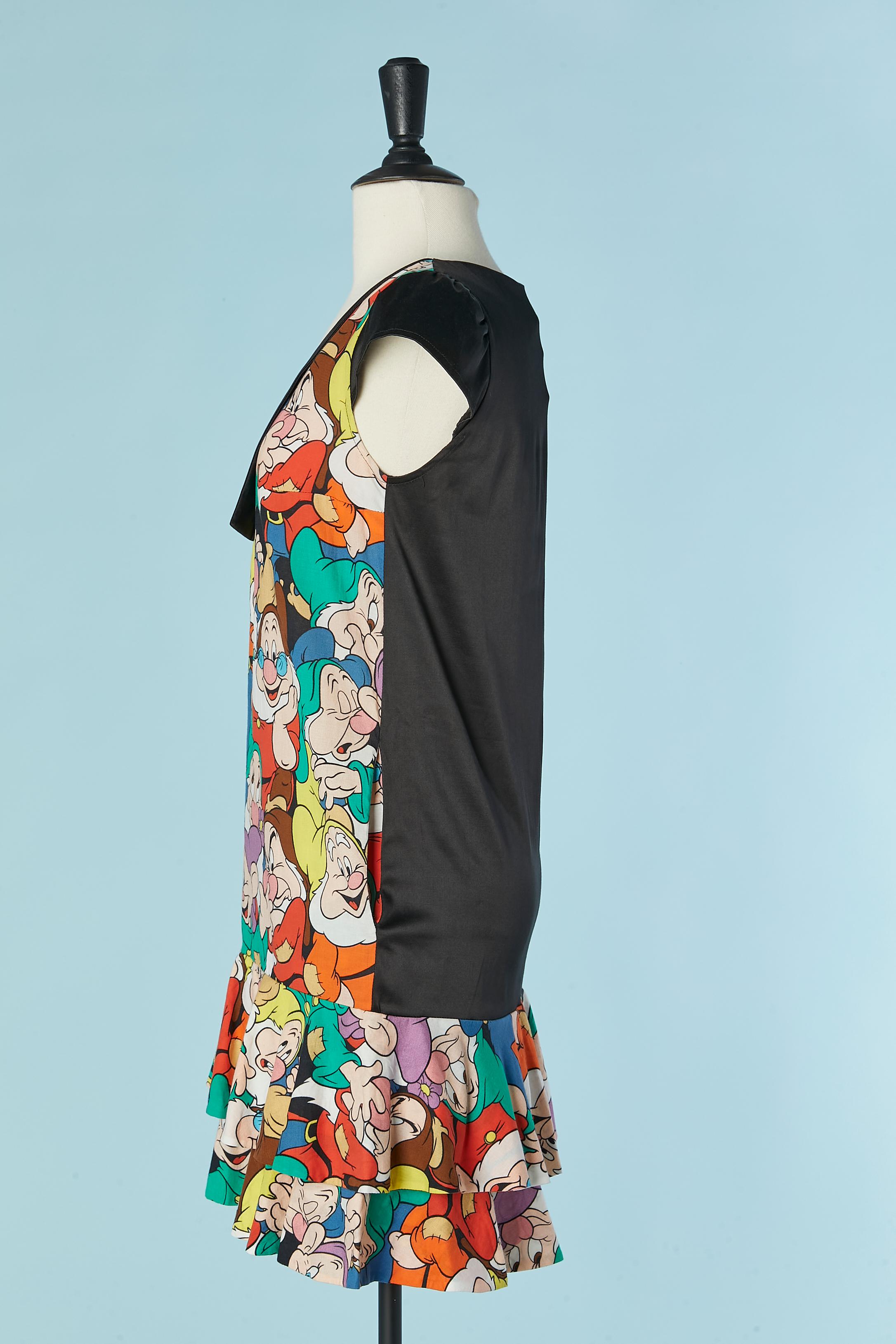 Women's Cotton dress and black satin dress with 