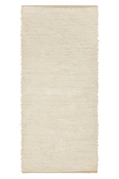 Cotton Flatweave Bath Mat - Cream Small