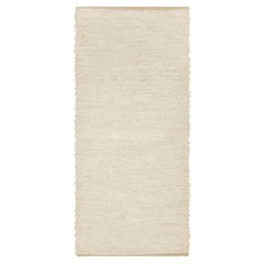 Tapis de bain en coton tissé plat - Crème Petit