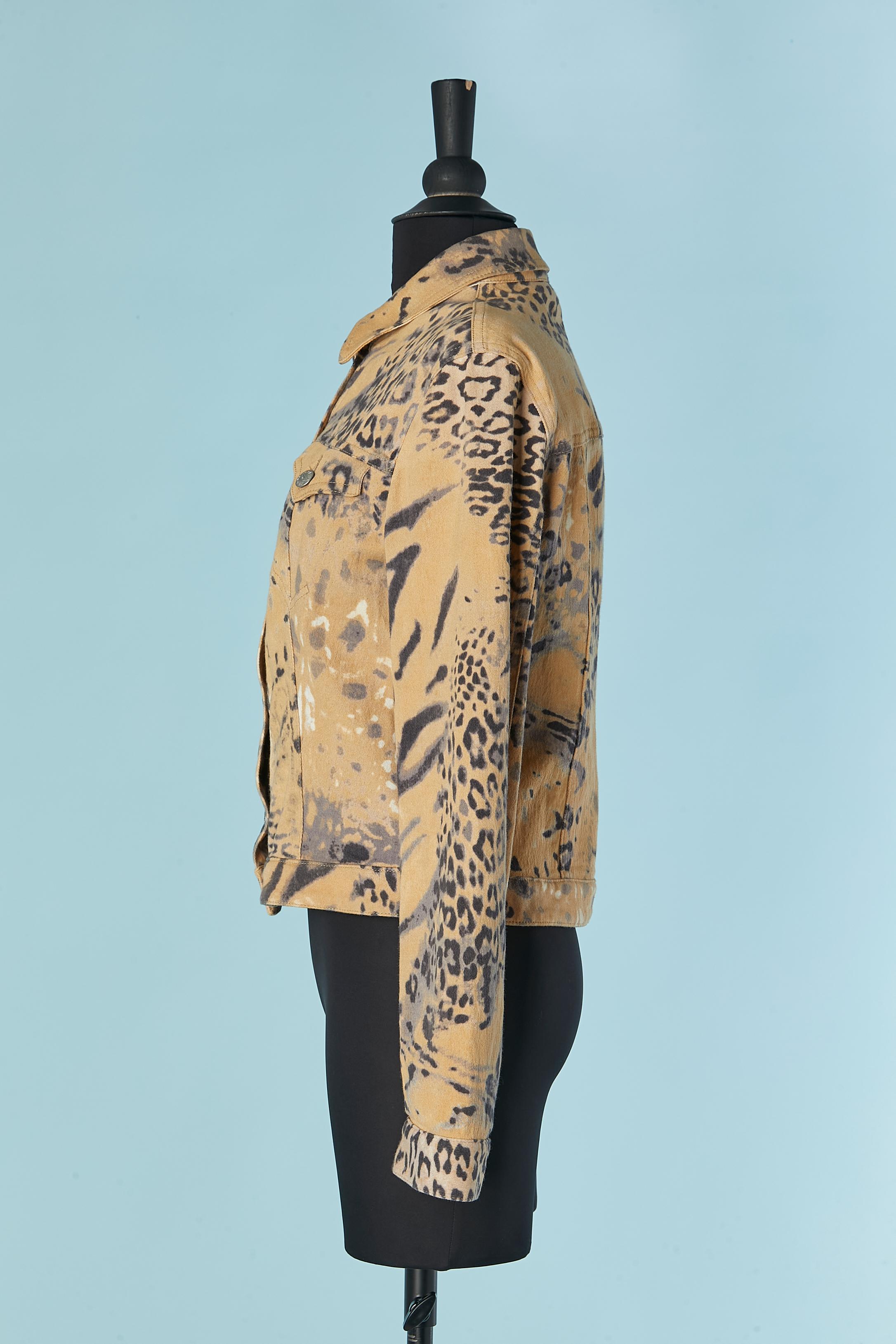 Baumwolljacke mit Tierprint KRIZIA JEANS für Damen oder Herren im Angebot