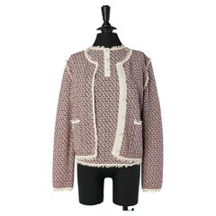 Cotton jacquard twin-set THOM BROWNE