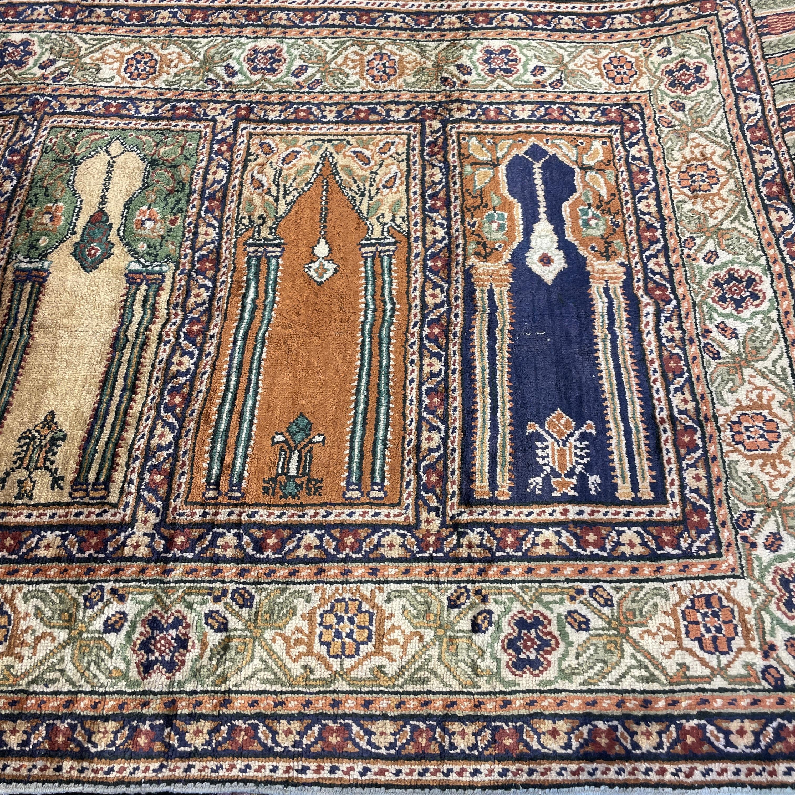 Cotton Kayseri Turkish rug In Good Condition For Sale In Lohr, Bavaria, DE