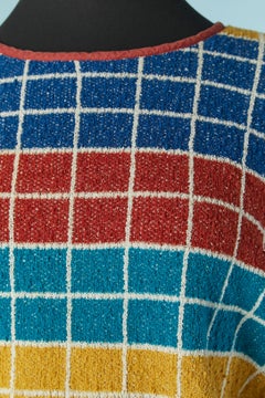 Cotton knit sweater and skirt ensemble MISSONI for Neiman Marcus Circa 1960's