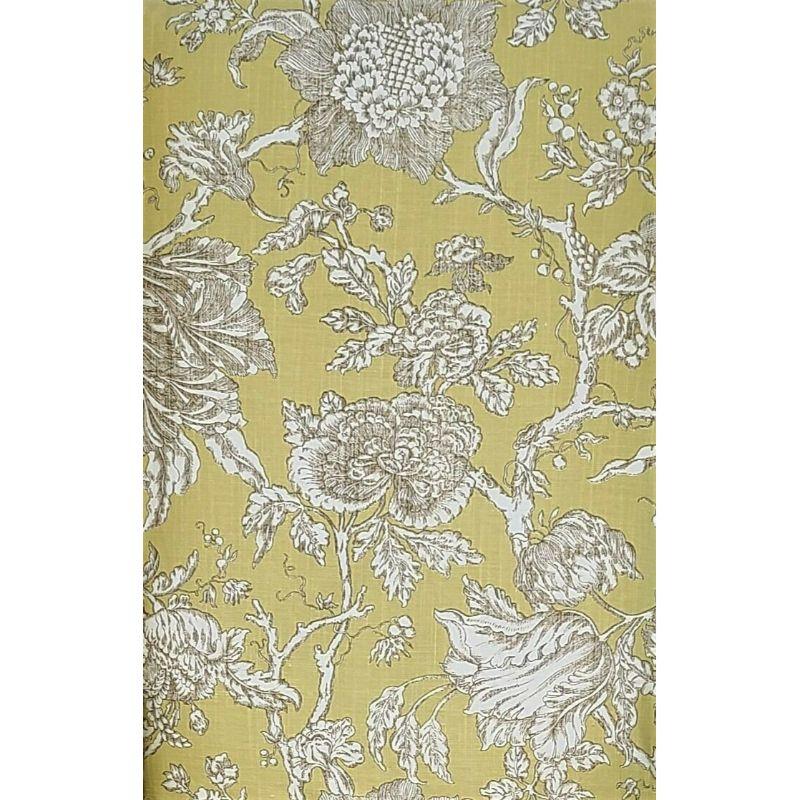 Fin du 20e siècle Fauteuil  dossier enveloppant en lin et coton  motifs floraux asiatiques de Lee Industries en vente