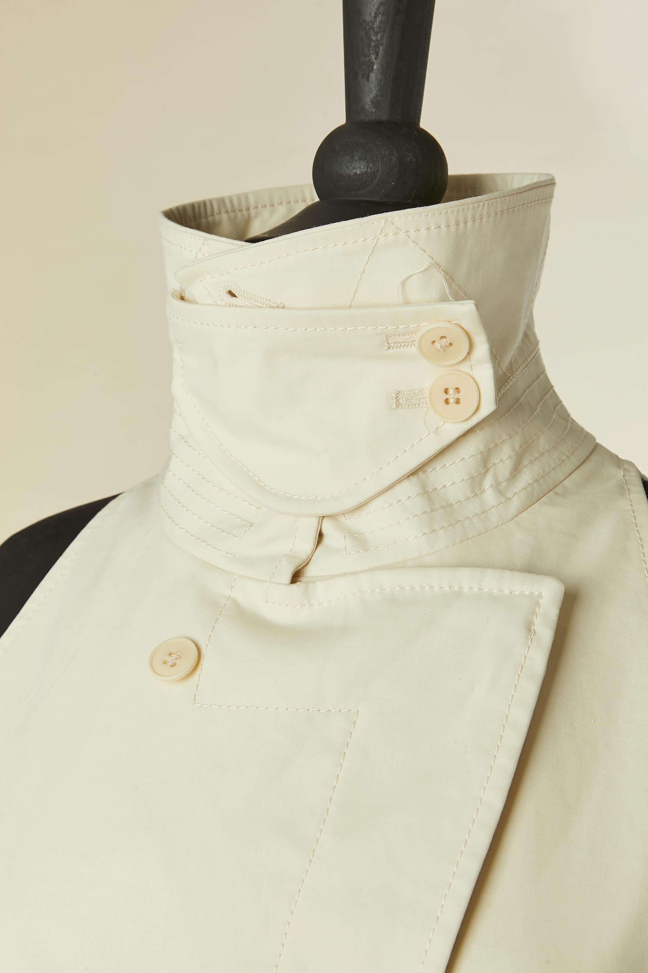 Gabardina sin mangas de algodón con cinturón STELLA Mc CARTNEY en venta 2