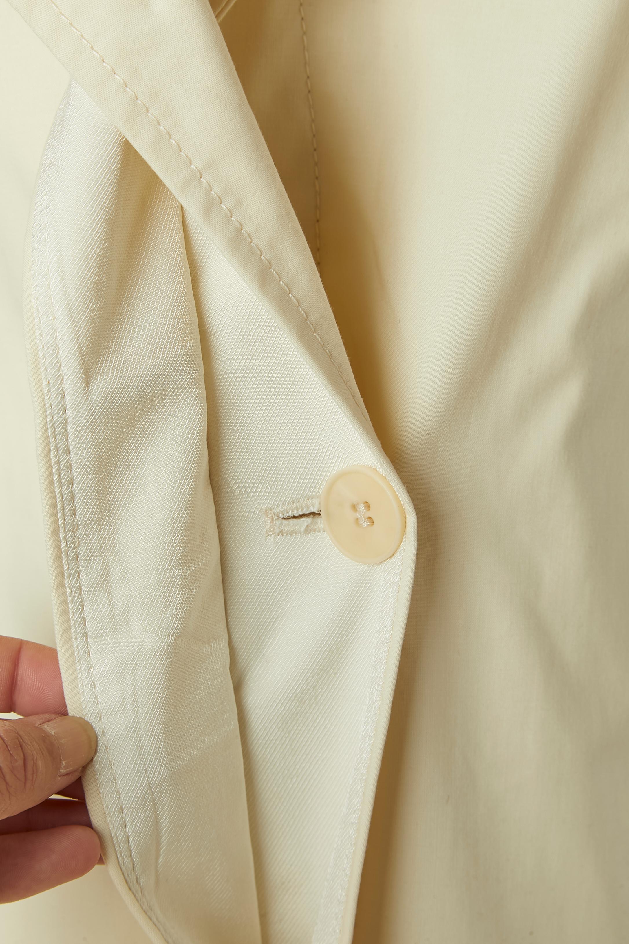 Gabardina sin mangas de algodón con cinturón STELLA Mc CARTNEY en venta 4