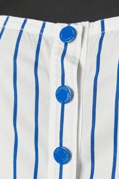 Abito bustier a righe in cotone JEAN-PAUL GAULTIER Jeans