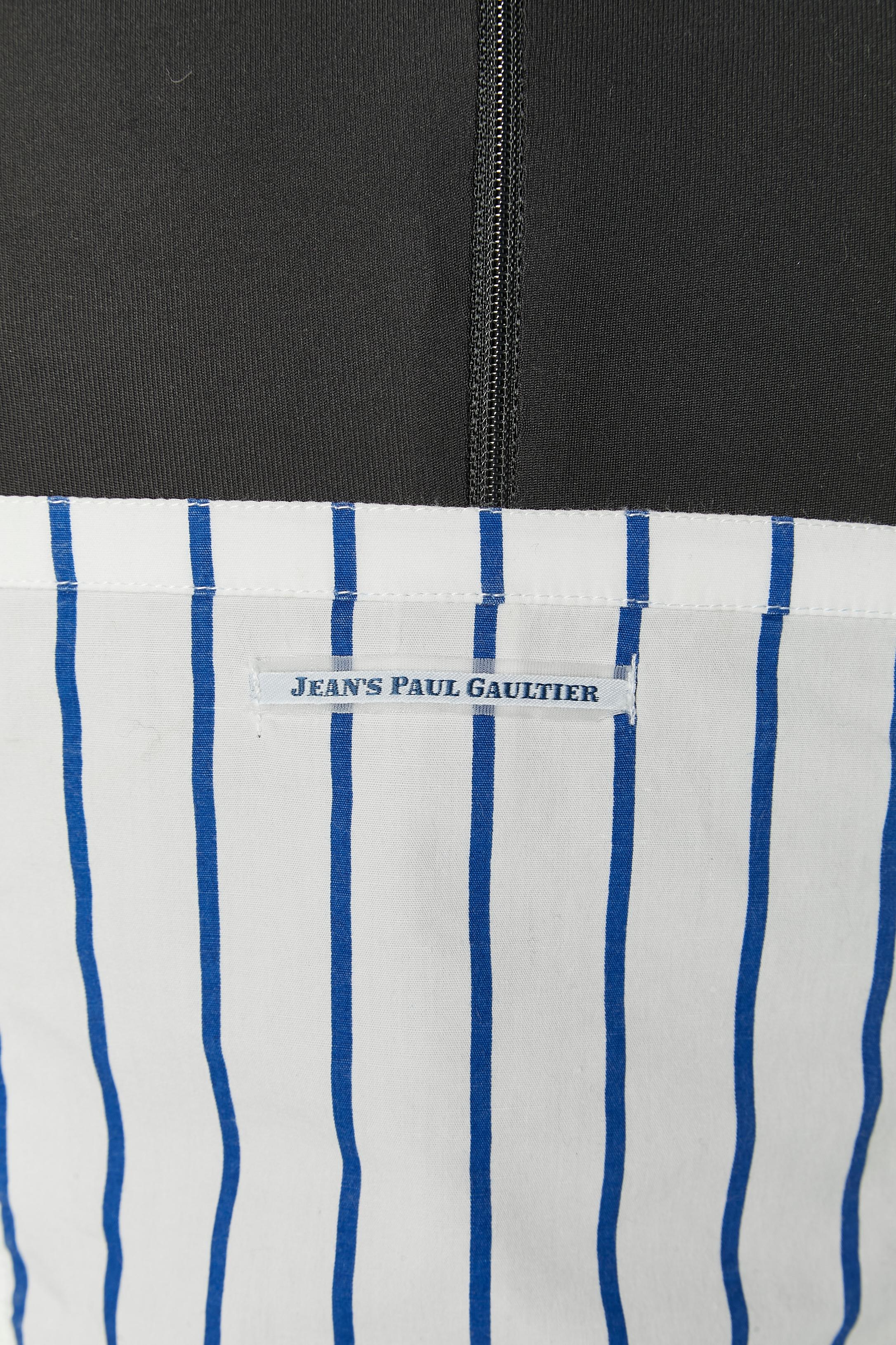 Cotton striped bustier dress JEAN-PAUL GAULTIER JEANS For Sale 1